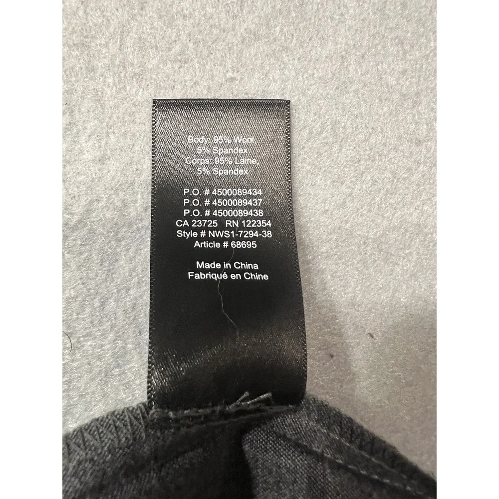 Babaton Grey  Wool / Rayon  Blend Straight Pencil Skirt Size 4 / S